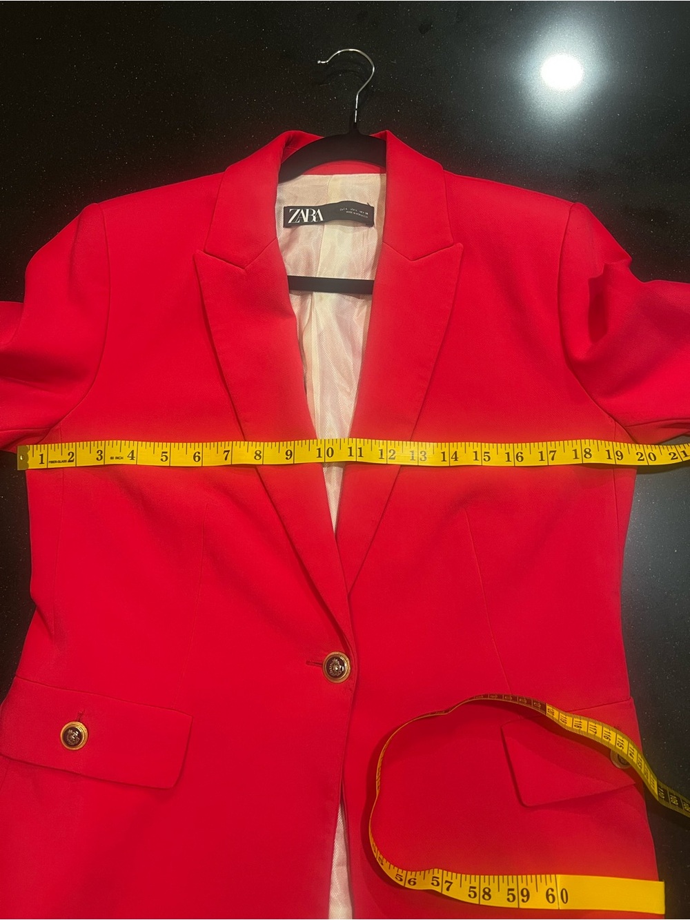 Zara Hot Pink Single-Button Tailored Blazer - Picture 8 of 8